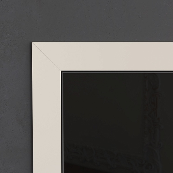 Плоский компланарный наличник, дверное полотно с алюминиевой кромкой