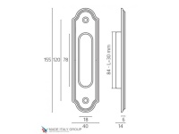 Фото дверной ручки модель U111 от VENEZIA