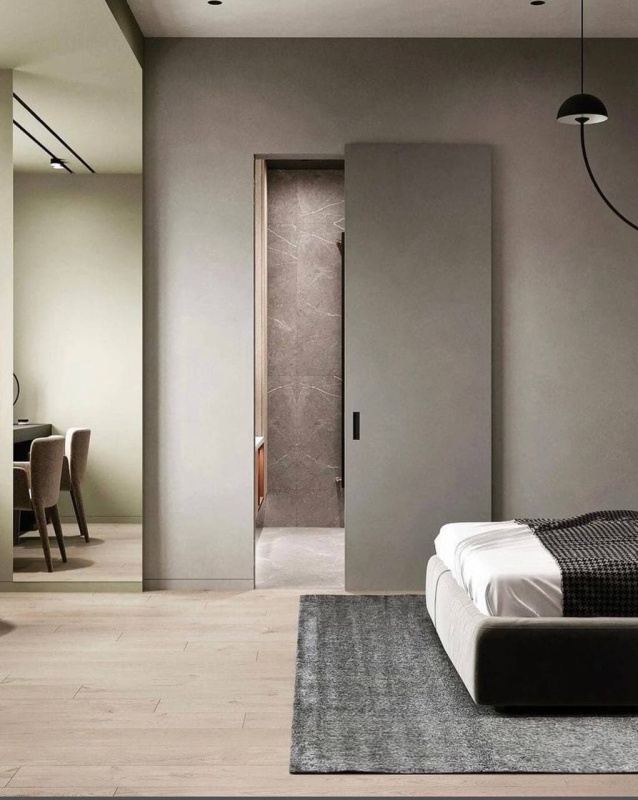 Раздвижные двери со скрытым механизмом MAGIC