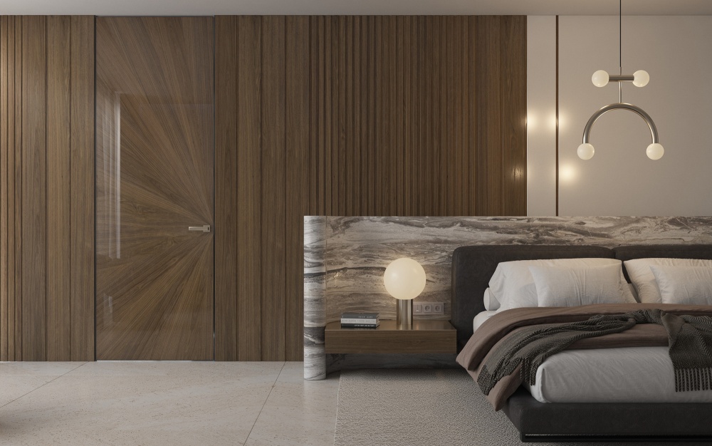 Межкомнатная дверь из серии Глянец модель ГЛ35-02 Сукупира, глянец