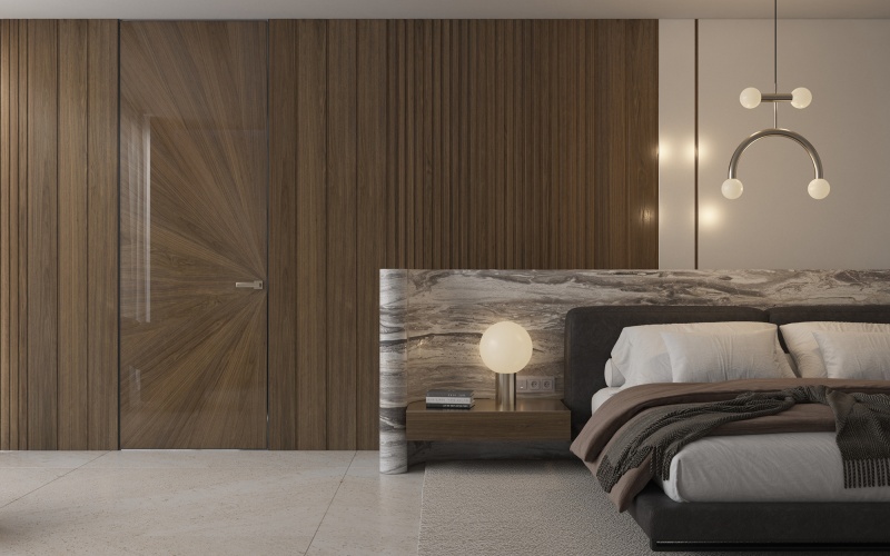 Межкомнатная дверь из серии Глянец модель ГЛ35-02 Сукупира, глянец