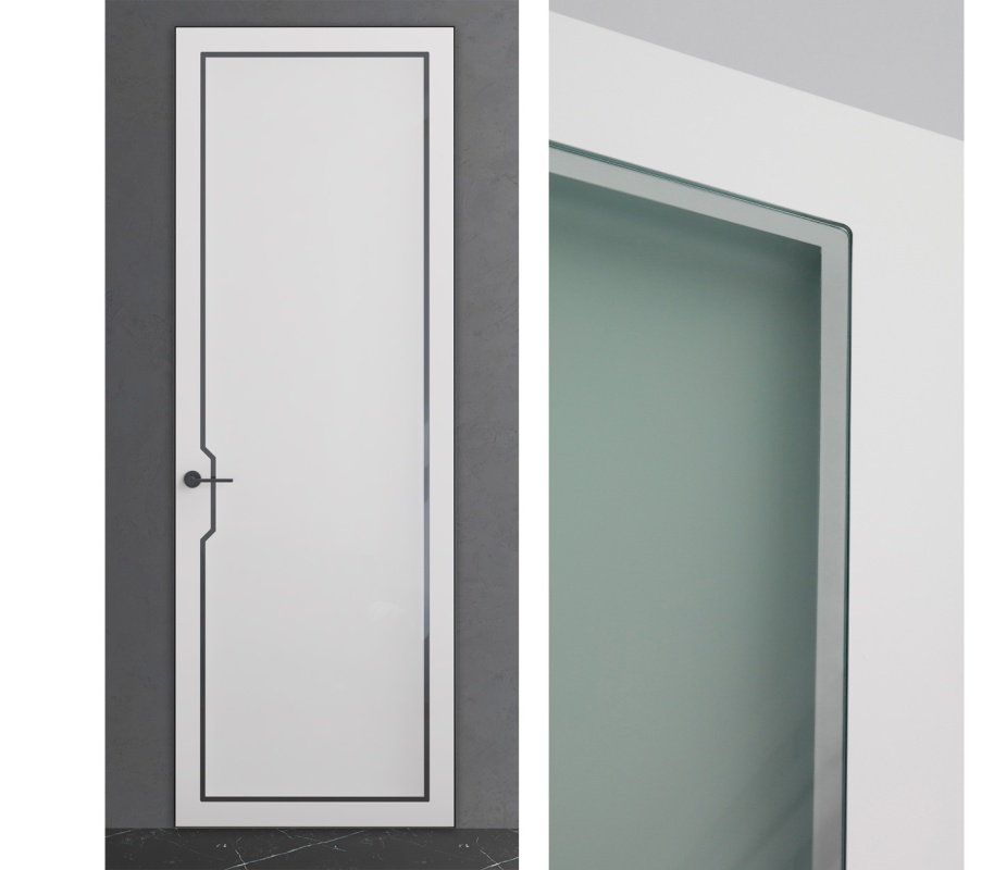 Межкомнатная дверь из Мистика (Эмаль) модель MS 14 Белый