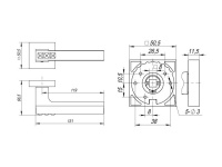 Фото дверной ручки модель CRYSTAL FLASH от FUARO