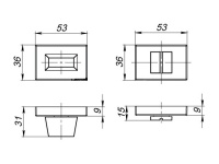 Фото ФИКСАТОР WC-BOLT BK6 UCS 