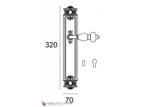 Фото дверной ручки модель FENICE CYL PL92 от VENEZIA