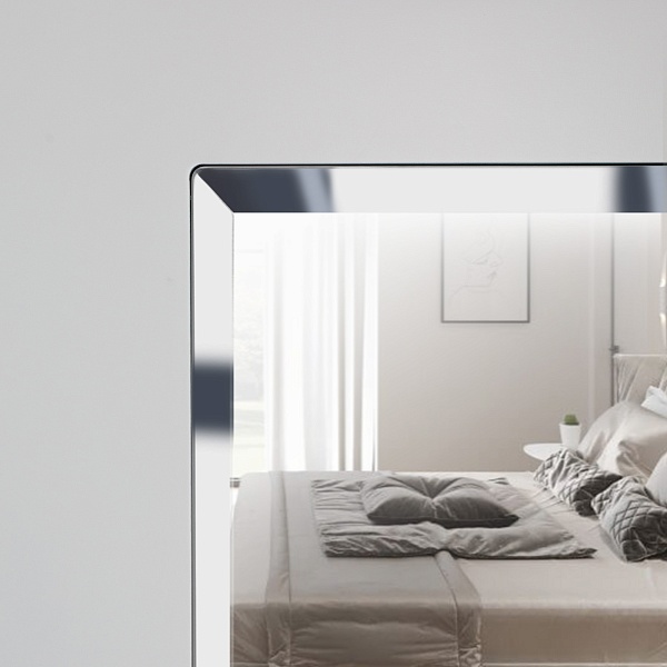 Зеркало Серебро. Фацет «Золото» (кромка на стекле 15 мм)