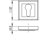 Фото дверной накладки модель EВРОНАКЛАДКА QL