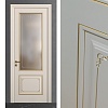 Межкомнатная дверь из серии Камея (Эмаль) модель ЛЧ13-С Ral 7035, Ral 9010, Белый
