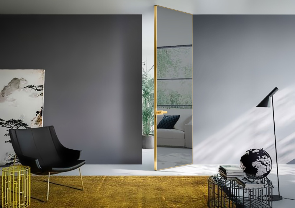 Стеклянная дверь из серии «Мираж» модель MR1