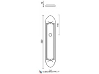 Фото дверной ручки модель ALESSANDRA CYL PL90 от VENEZIA