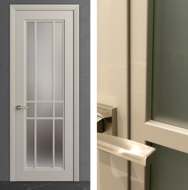 Межкомнатная дверь из серии Рифма (Эмаль) модель RF14 Ral 9010