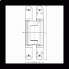 Купить дверную петлю TECTUS TE 640 3D ДО 200 КГ в Минске