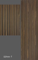 купить стеновые панели с линейной вертикальной фрезеровкой на натуральном шпоне