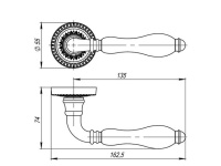 Фото дверной ручки модель SILVIA от Серия CLASSIK