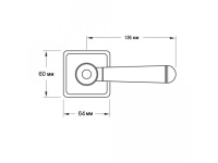 Фото дверной ручки модель DOGE от SICMA